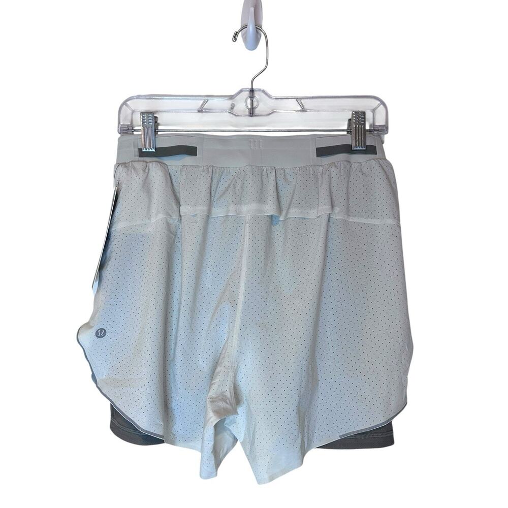 Lululemon Shorts Men Sz M ISEB FastFree Lined 5” Airflow Athleisure Gym LM7BAAS - Picture 6 of 15